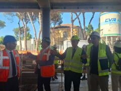 Sopralluogo cantiere nuova palazzina emergenze all'ospedale di Senigallia Sopralluogo cantiere nuova palazzina emergenze all'ospedale di Senigallia