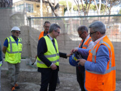 Sopralluogo cantiere nuova palazzina emergenze all'ospedale di Senigallia Sopralluogo cantiere nuova palazzina emergenze all'ospedale di Senigallia