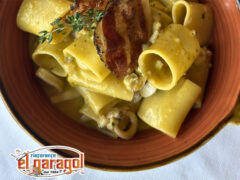 Ristorante El Garagol - Paccheri alla carbonara di mare