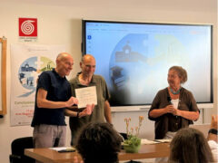 Premiazione Gianluca Giacometti (al centro)