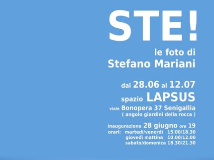 Locandina della mostra "Ste!"