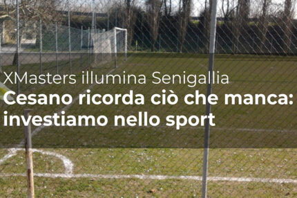 Xmasters illumina Senigallia, Cesano ricorda ciò che manca
