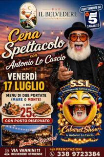 Bar Il Belvedere - Cena spettacolo con Antonio Lo Cascio