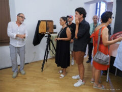 Inaugurazione mostra Chiaroscuro Primigenio il collodio umido di Massimo Marchini