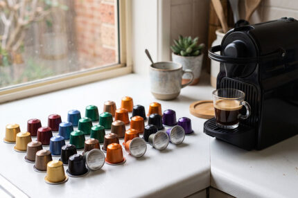 Macchina da caffè e cialde