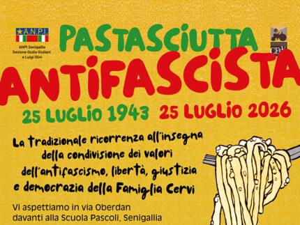 Pastasciutta Antifascista 2026 a Senigallia