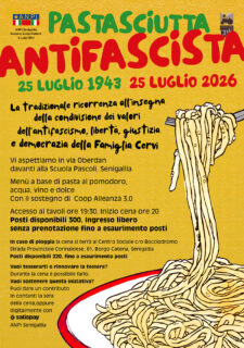 Pastasciutta Antifascista 2026 a Senigallia