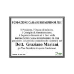 Partecipazione lutto per scomparsa Graziano Mariani