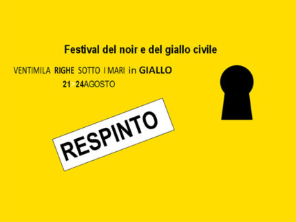 Respinto il Festival del Giallo