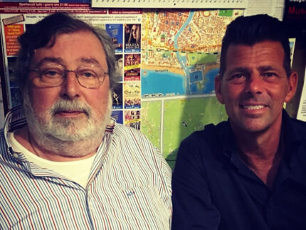Francesco Guccini e Maurizio Mangialardi