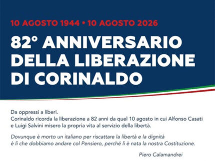 82esimo anniversario della Liberazione di Corinaldo
