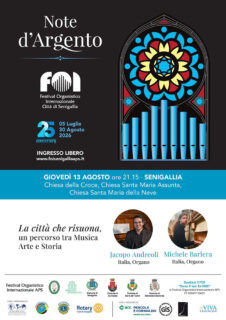 Festival Internazionale Organistico Senigallia - Concerti del 13 agosto 2026