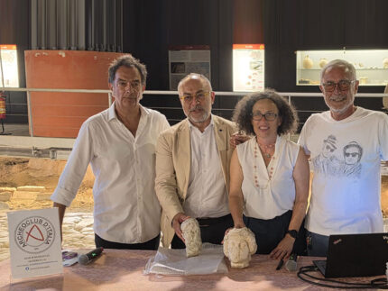Presentazione teste marmoree rinvenute presso area San Gaudenzio