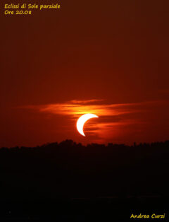 Eclissi di Sole parziale del 12 agosto 2026 - Foto Andrea Curzi