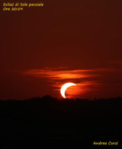 Eclissi di Sole parziale del 12 agosto 2026 - Foto Andrea Curzi
