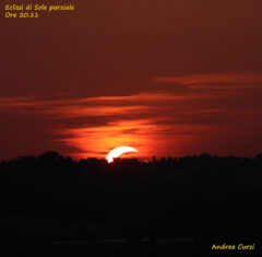 Eclissi di Sole parziale del 12 agosto 2026 - Foto Andrea Curzi