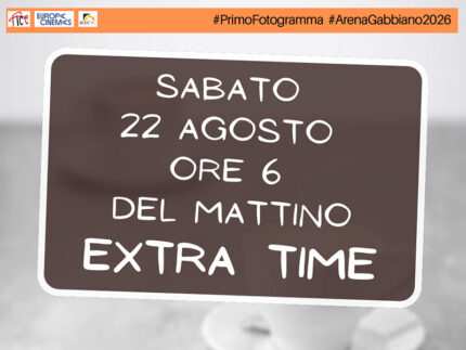 Extra Time del 22 agosto 2026 al Cinema Gabbiano