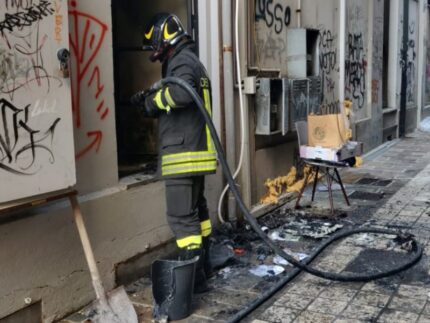 Incendio a Civitanova