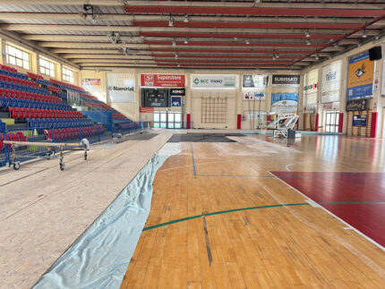 Sopralluogo al Palazzetto dello Sport di via Capanna dopo lavori di manutenzione