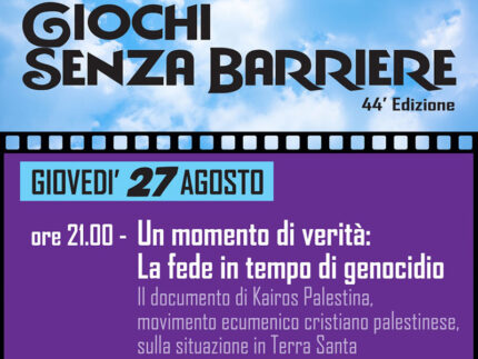 Un momento di verità: la fede in tempo di genocidio - Incontro con Nicoletta Dentico