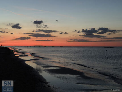 Tramonto al mare - Foto Filippo Casandri