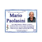 Messa per il decimo anniversario della scomparsa di Mario Paolasini