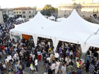 Forni a cielo aperto a Pane Nostrum in piazza del Duca a Senigallia