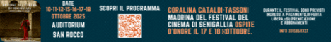 Festival del Cinema di Senigallia 2025 - Dal 10 al 18 ottobre