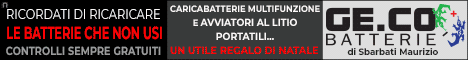 Ge.Co Batterie - Senigallia - Ricaricabatterie multifunzione, avviatori al litio - Controllo gratis