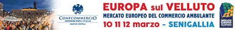 Europa sul Velluto - A Senigallia il Mercato Europeo del Commercio Ambulante - 10, 11, 12 marzo 2017