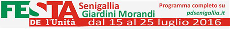PD in festa 2016 - Senigallia - dal 15 al 25 luglio