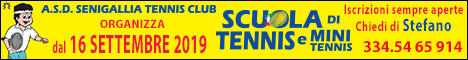 A.S.D. Senigallia Tennis Club - Scuola di tennis, corsi dal 16 settembre 2019