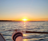 13/08/2025 - Tramonto fantastico visto dalla mia Oryboat