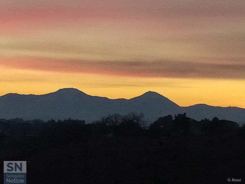 21/01/2021 - Tramonto visto da Monterado