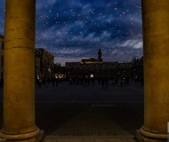 22/01/2021 - Luci e piazza al crepuscolo