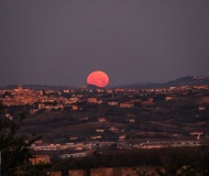 28/01/2021 - Luna al tramonto