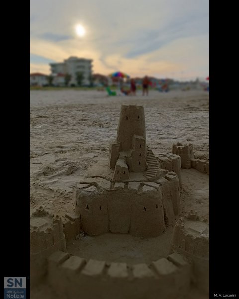 13/09/2023 - Tramonto sul castello di sabbia