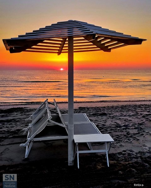 14/09/2026 - L'alba. Spiaggia di Senigallia