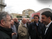 Il sindaco di Firenze Matteo Renzi dialoga con i senigalliesi