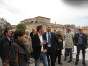 Matteo Renzi in visita a Senigallia: la Rocca roveresca