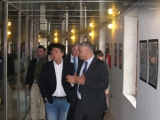 Matteo Renzi in visita nella biblioteca antonelliana di Senigallia