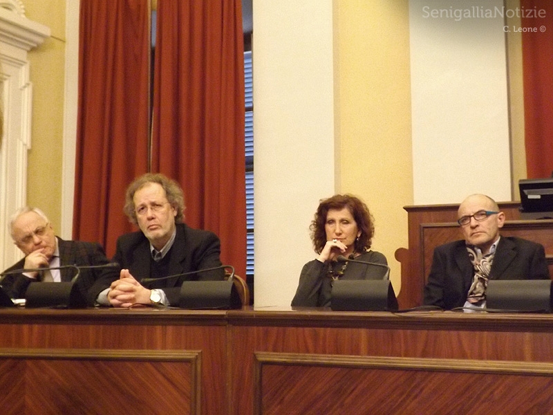 La giunta comunale: Cavallari (portavoce), Schiavoni, Paci, Volpini