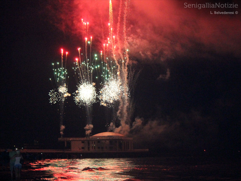 20/08/2013 - Fuochi d'artificio 2012 a Senigallia