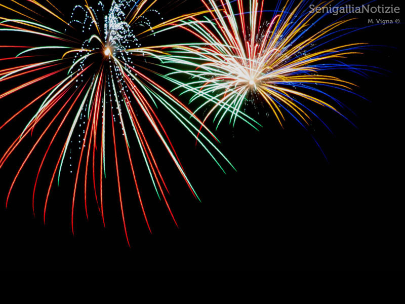 28/08/2013 - Spettacolo pirotecnico a Senigallia