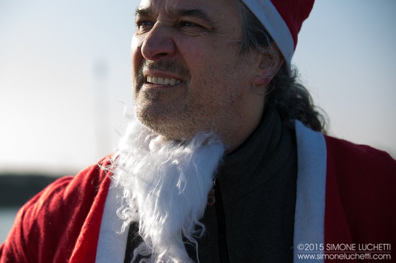 Babbi Natale in SUP a Senigallia: i volti dei partecipanti