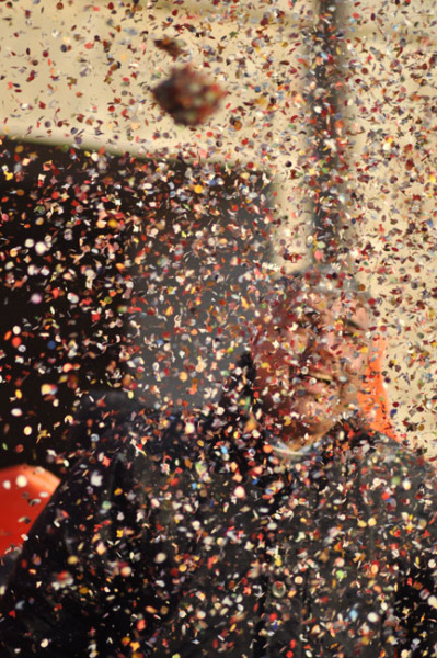 L'Assessore Campanile e i coriandoli