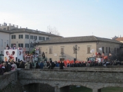 Carri di carnevale in centro a Senigallia