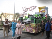 Carro allegorico per il carnevale a Senigallia