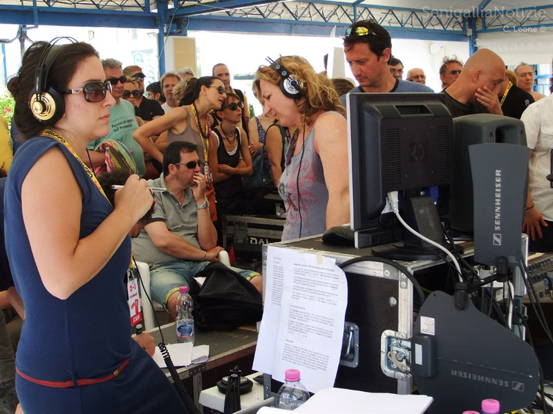 Cabina di regia sulla spiaggia di Senigallia