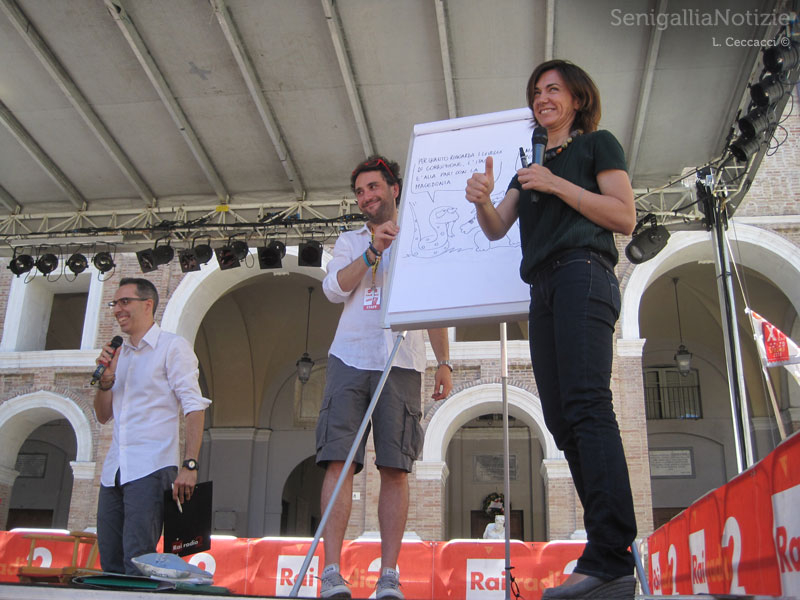 Cinzia Poli e le sue vignette satiriche